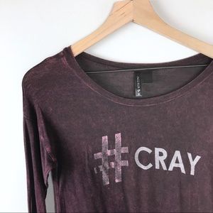 🍄Full tilt #cray long sleeve t-shirt women’s M